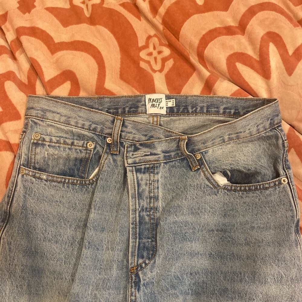 Princess Polly crossover high waist Jean